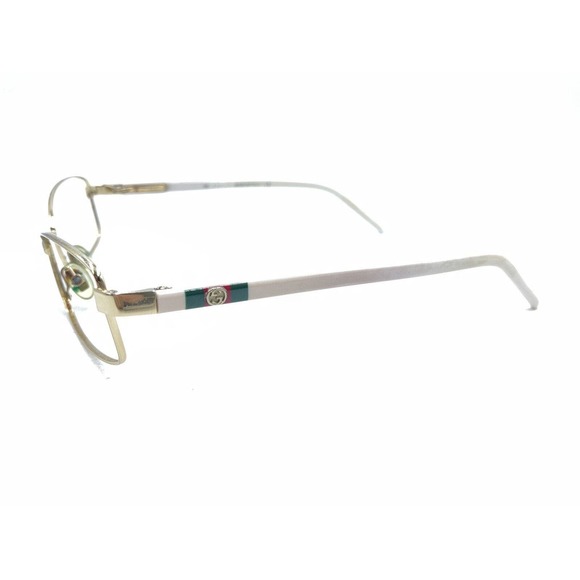 Gucci GG 2741 23Y Gold White Eyeglasses Frames 54-16 135 Italy Designer Women - Picture 7 of 12